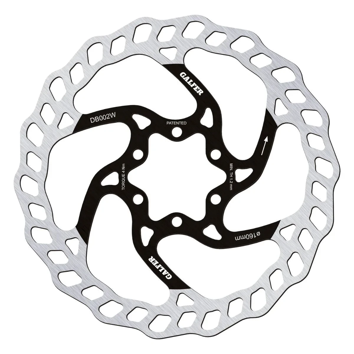 GALFER - MTB WAVE DISC ROTOR - 6-BOLT