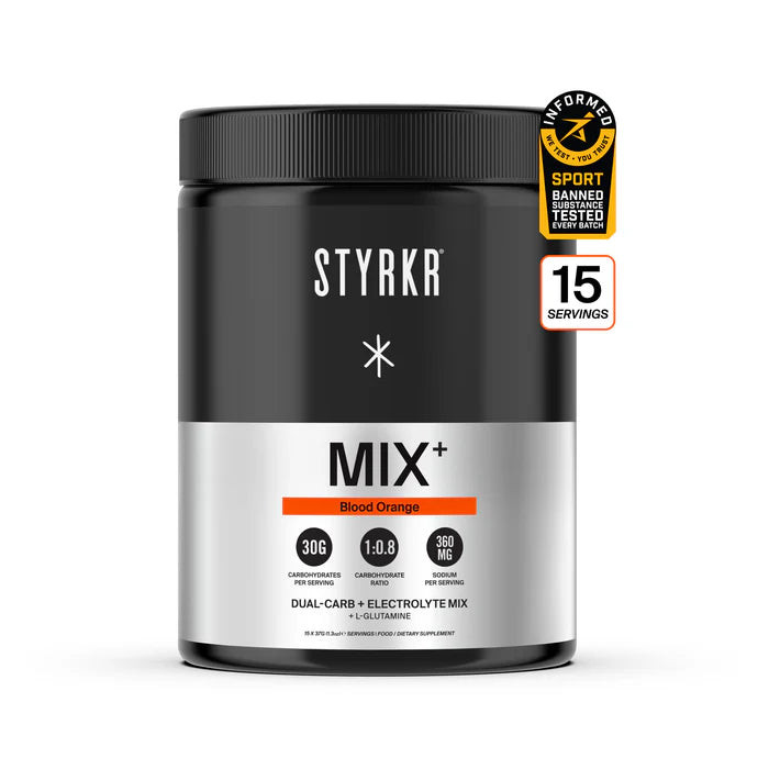 Styrkr Mix MIX+ Blood Orange Dual-Carb Drink Mix
