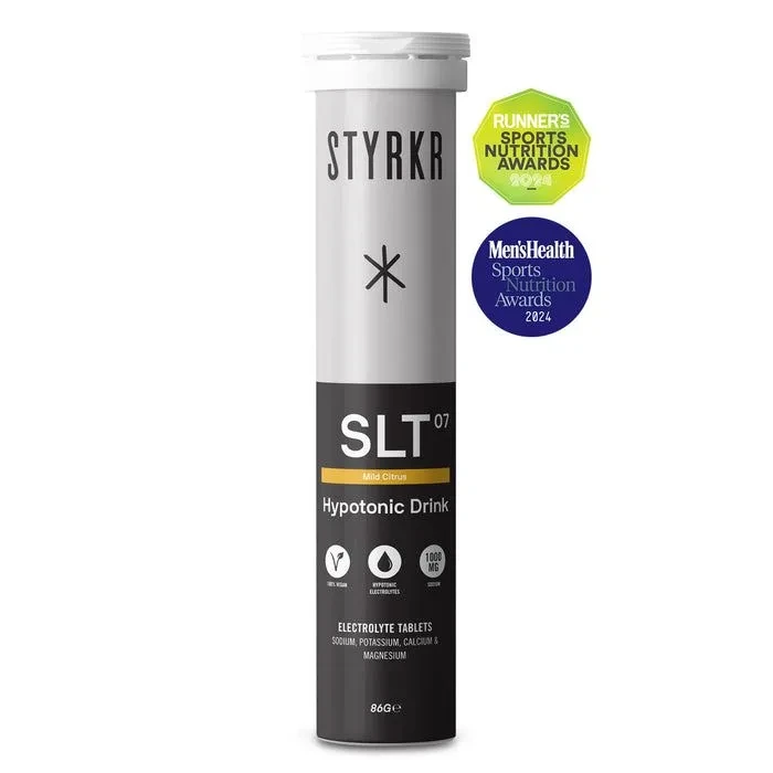 Styrkr SLT07 Quad-Blend Hypernotic Effervescent Electrolyte Tablets Mild Citrus